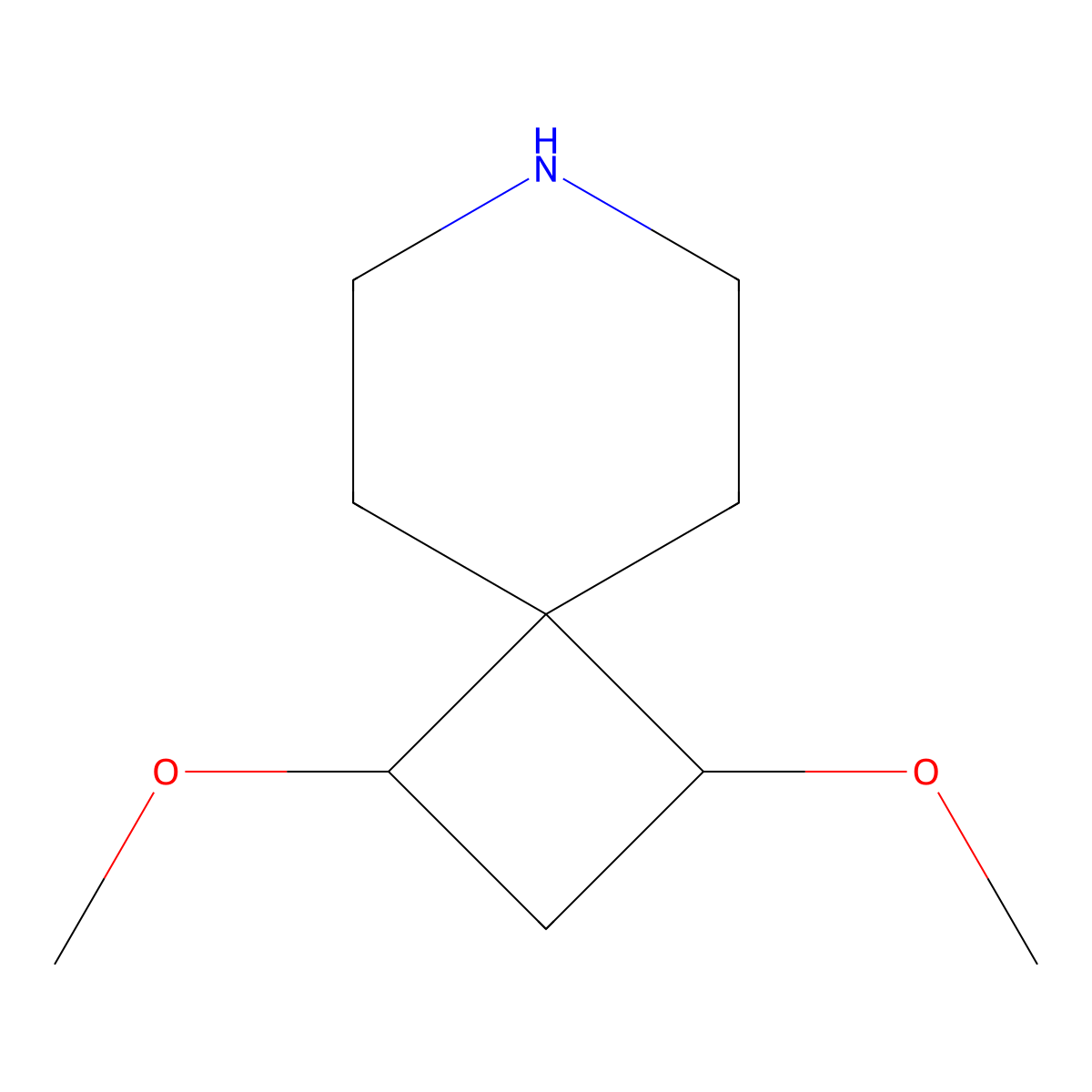 1,3-Dimethoxy-7-azaspiro[3.5]nonane molecular structure, CAS 2416229-71-3