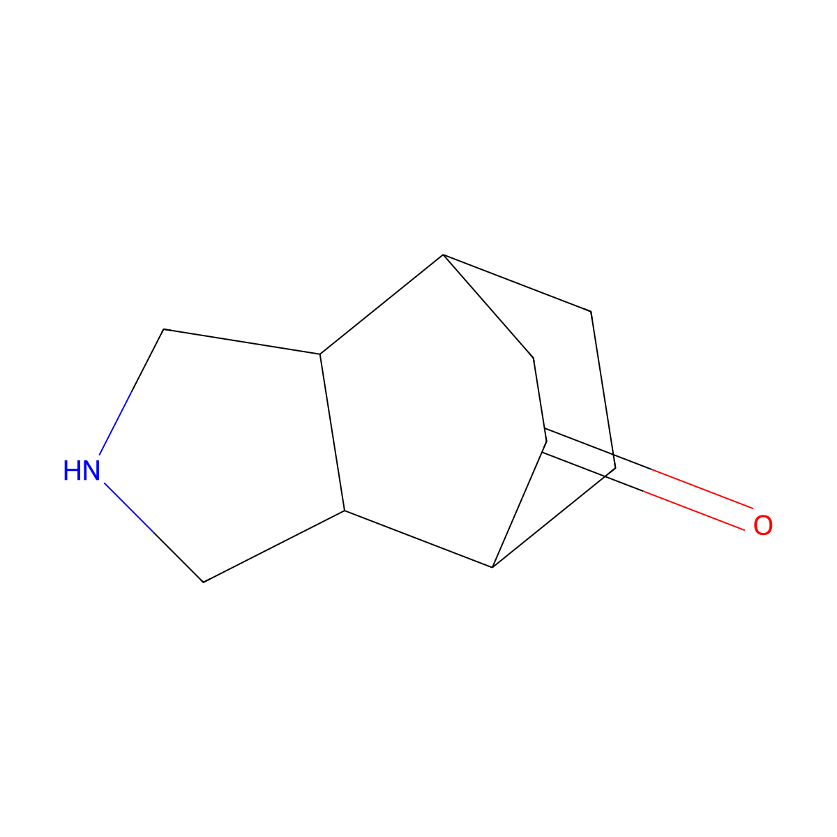 4-Azatricyclo[5.2.2.0,2,6]undecan-8-one molecular structure, CAS 2416230-26-5