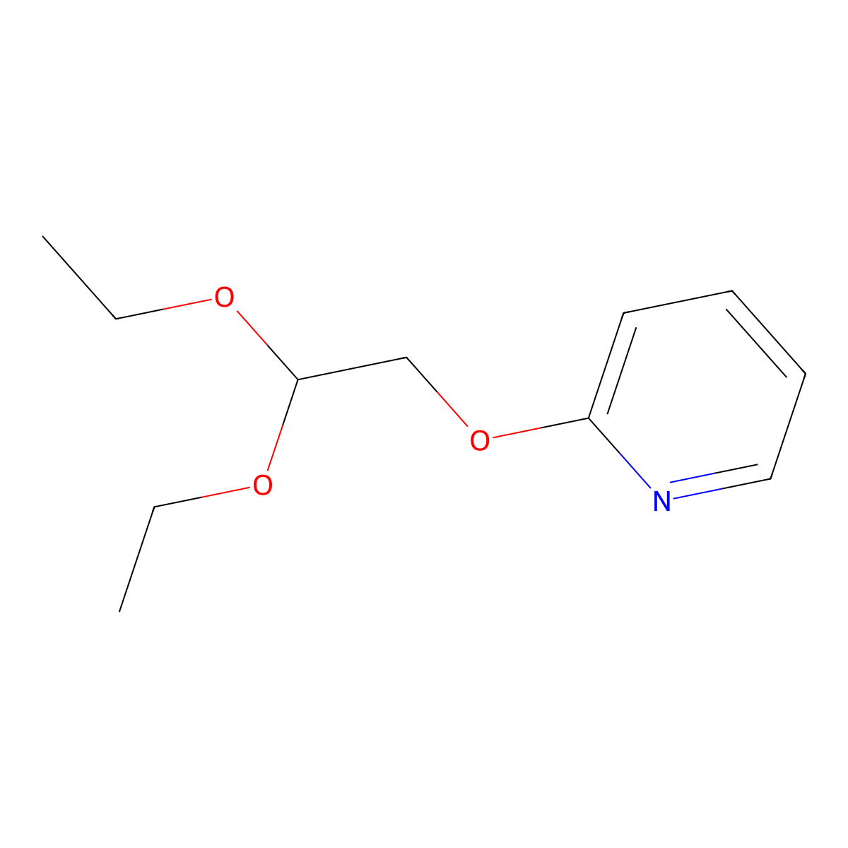 2-(2,2-Diethoxyethoxy)pyridine molecular structure, CAS 2416230-31-2