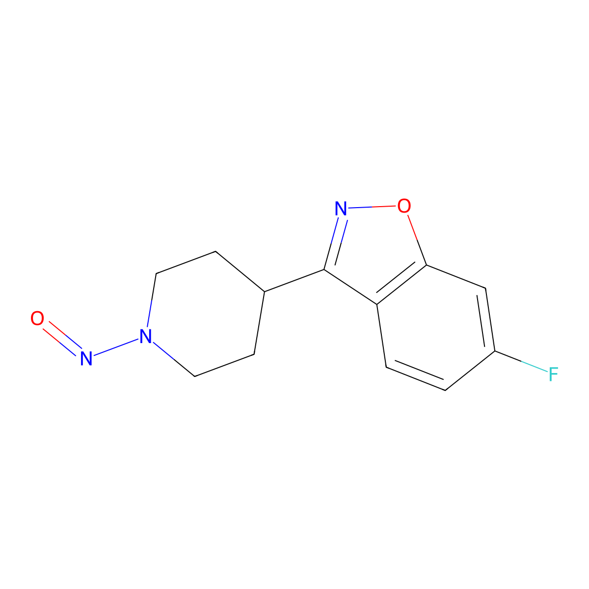 6-Fluoro-3-(1-nitrosopiperidin-4-yl)benzo[d]isoxazole molecular structure, CAS 2416230-38-9