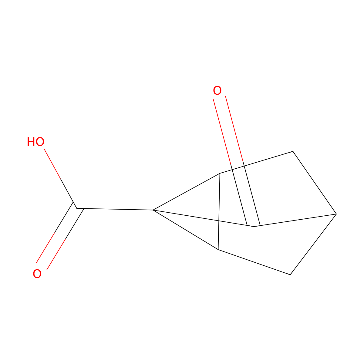 7-Oxotricyclo(2.2.1.0,2,6)heptane-1-carboxylic acid molecular structure, CAS 2416230-69-6