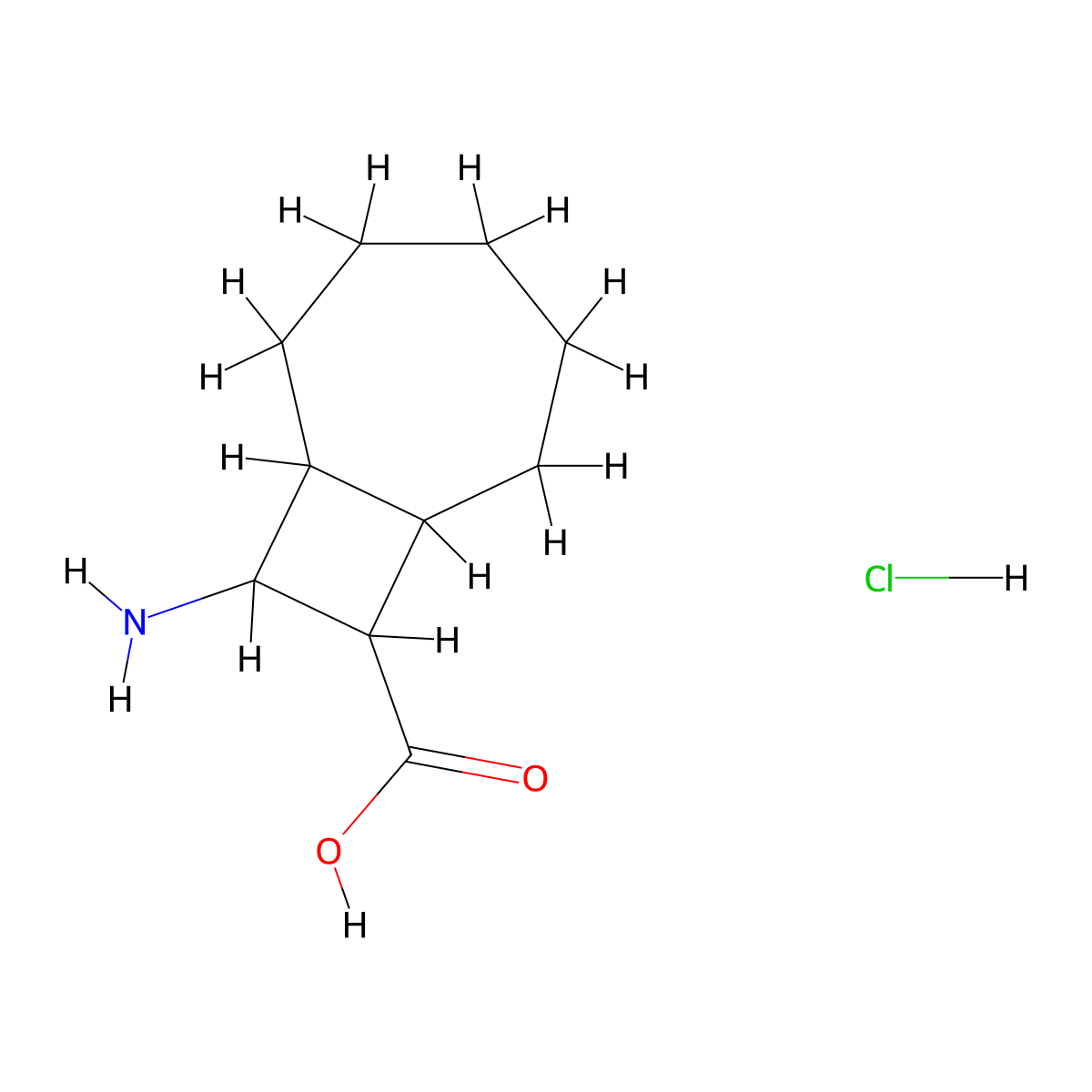 9-Aminobicyclo[5.2.0]nonane-8-carboxylic acid hydrochloride molecular structure, CAS 2416234-32-5