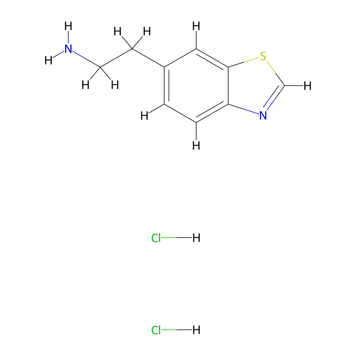 2-(1,3-Benzothiazol-6-yl)ethanamine;dihydrochloride molecular structure, CAS 2416234-40-5