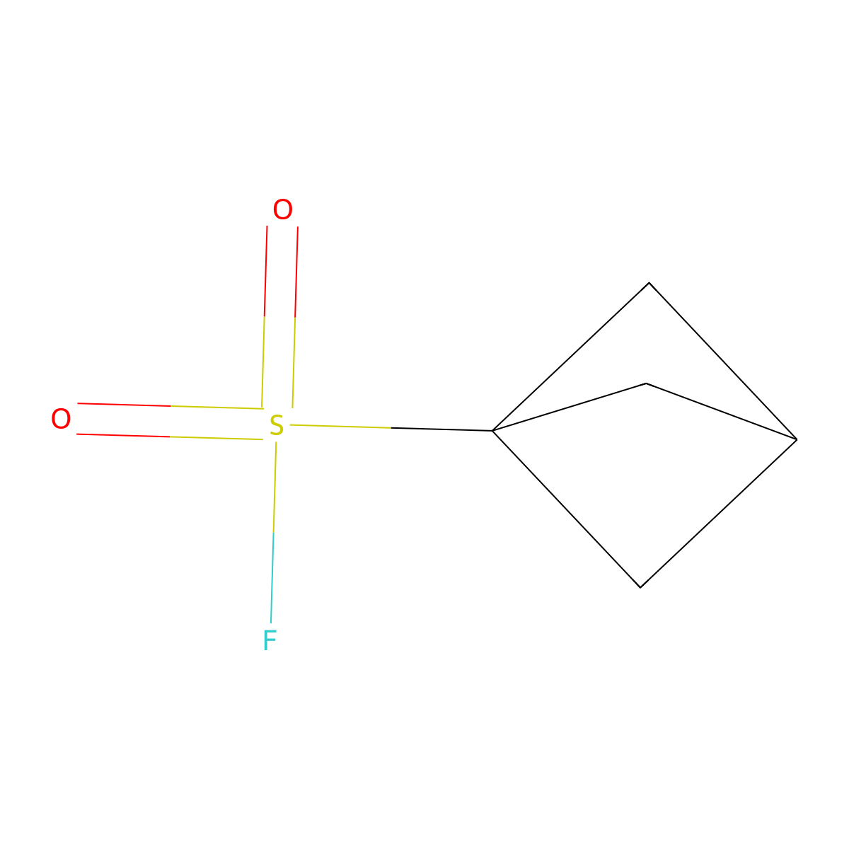 Bicyclo[1.1.1]pentane-1-sulfonyl fluoride molecular structure, CAS 2416234-57-4