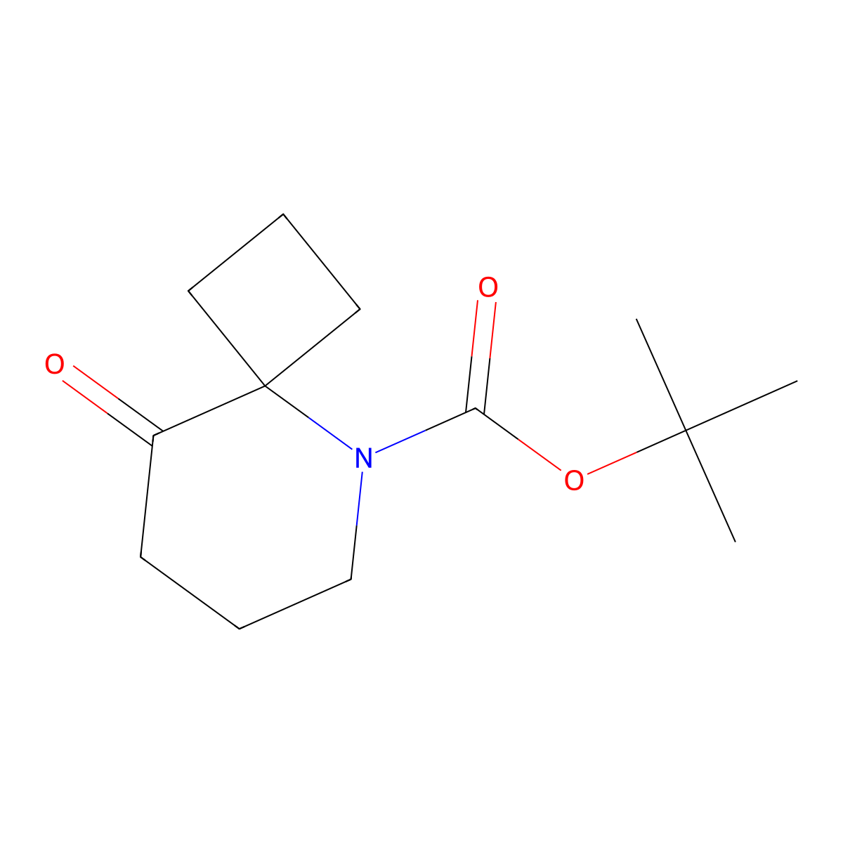 Tert-butyl 9-oxo-5-azaspiro(3.5)nonane-5-carboxylate molecular structure, CAS 2416234-90-5