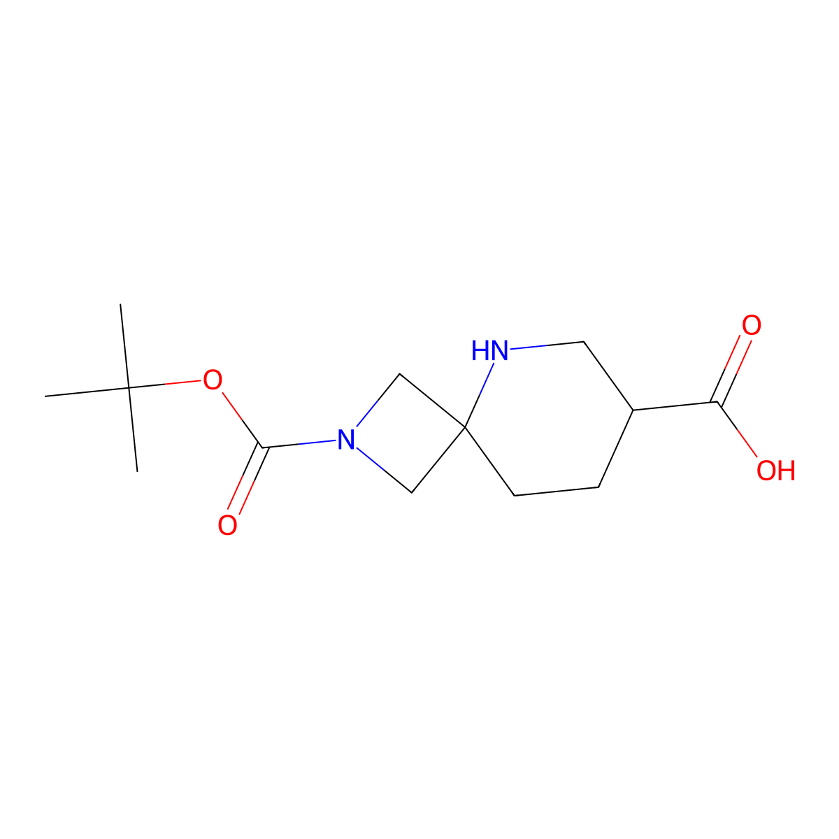 2-[(Tert-butoxy)carbonyl]-2,5-diazaspiro[3.5]nonane-7-carboxylicacid molecular structure, CAS 2416235-34-0