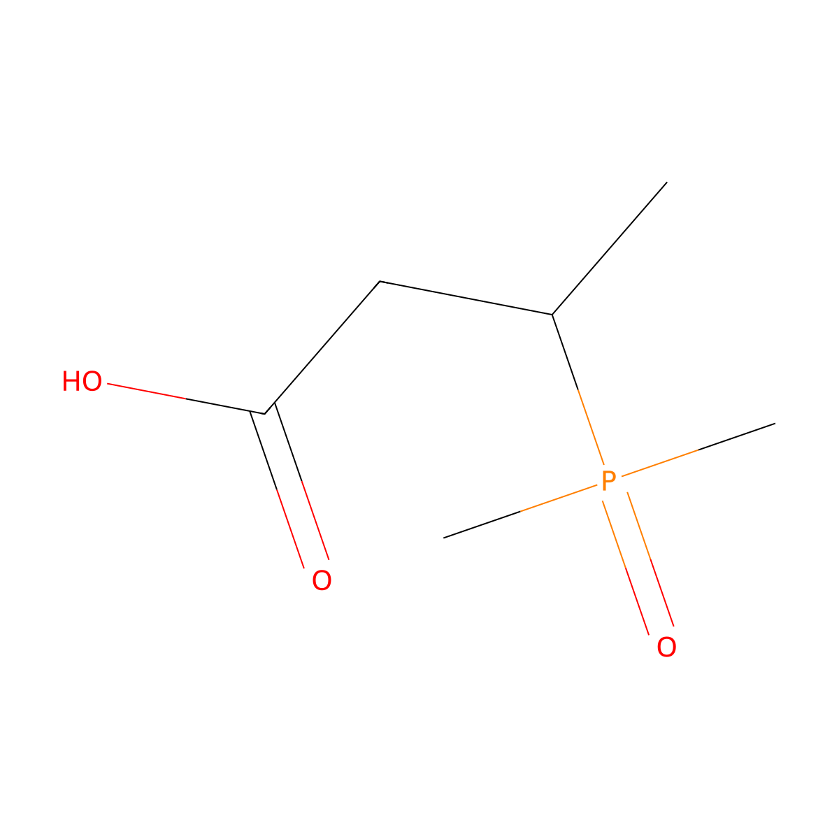 3-(Dimethylphosphoryl)butanoic acid molecular structure, CAS 2416235-63-5