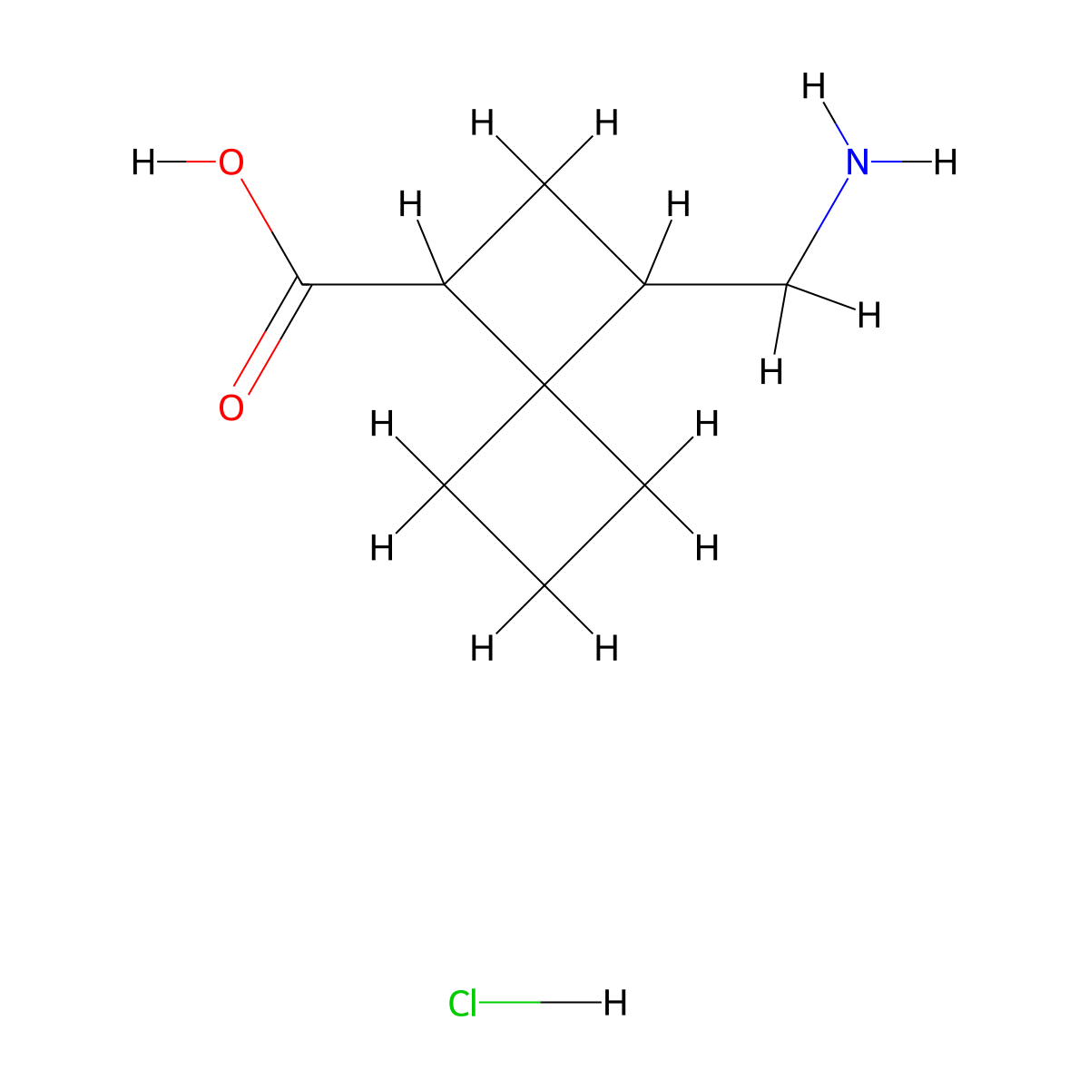 3-(Aminomethyl)spiro(3.3)heptane-1-carboxylic acid hydrochloride molecular structure, CAS 2416237-02-8