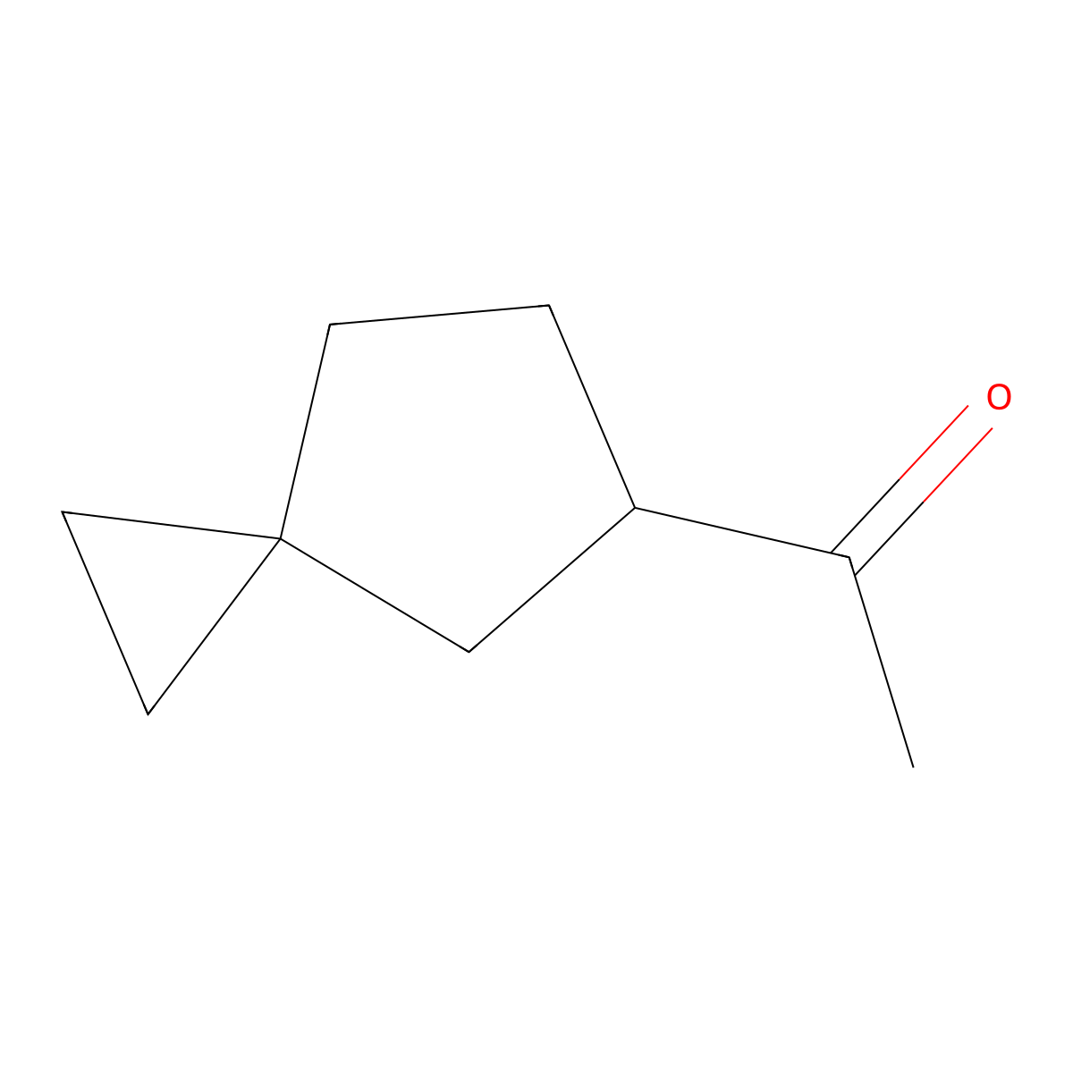 1-{Spiro[2.4]heptan-5-yl}ethan-1-one molecular structure, CAS 2416243-40-6