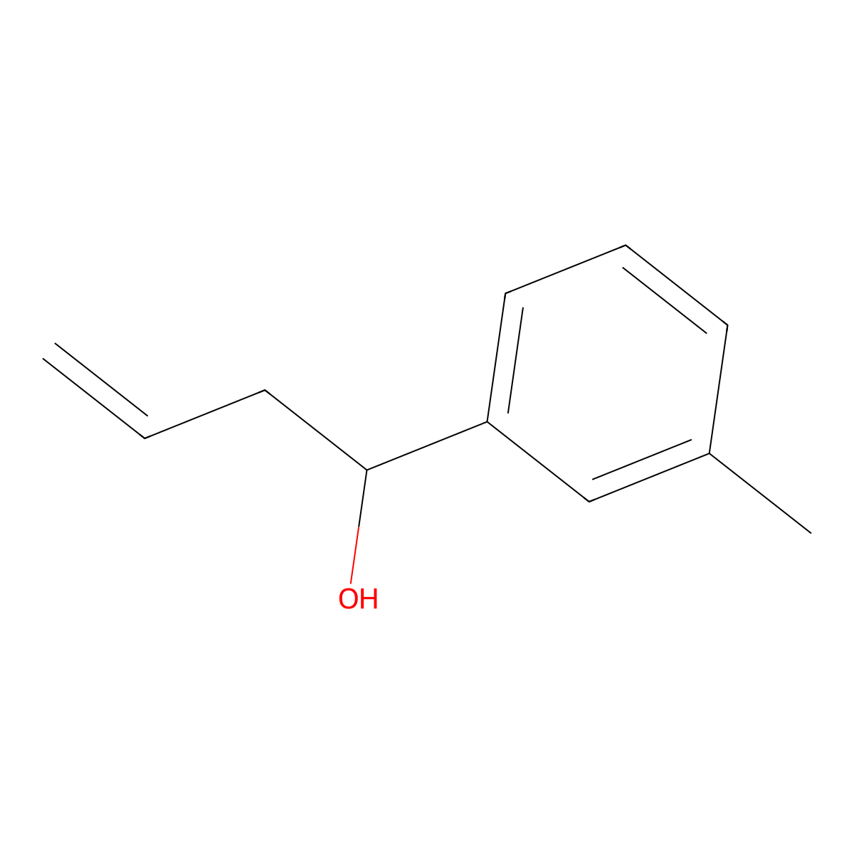 3-Methyl-alpha-2-propen-1-ylbenzenemethanol molecular structure, CAS 24165-64-8