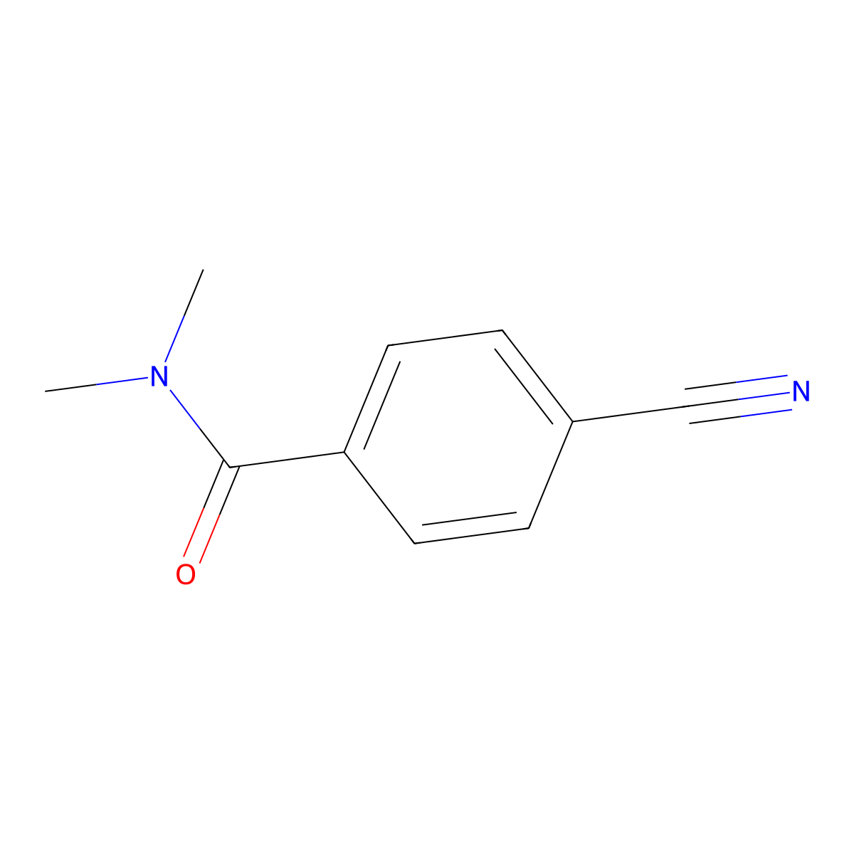 4-cyano-N,N-dimethylbenzamide molecular structure, CAS 24167-50-8