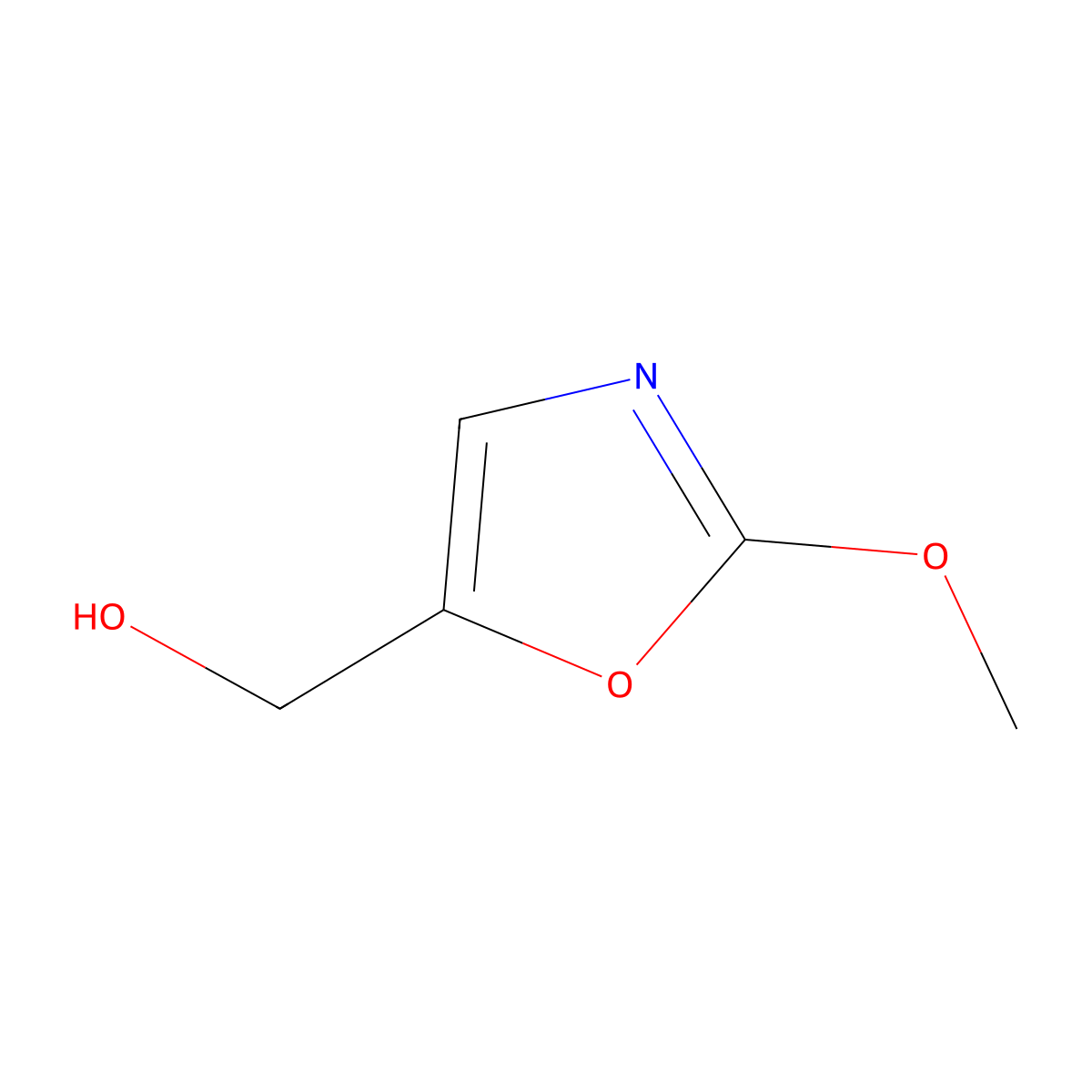 (2-Methoxy-1,3-oxazol-5-yl)methanol molecular structure, CAS 2416718-81-3