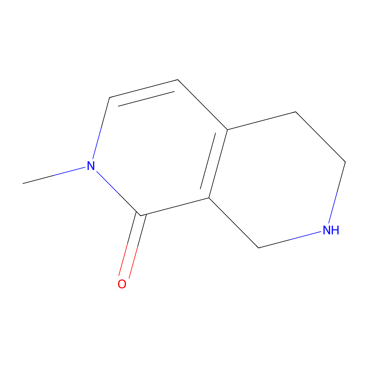 2-Methyl-1,2,5,6,7,8-hexahydro-2,7-naphthyridin-1-one molecular structure, CAS 2417035-07-3