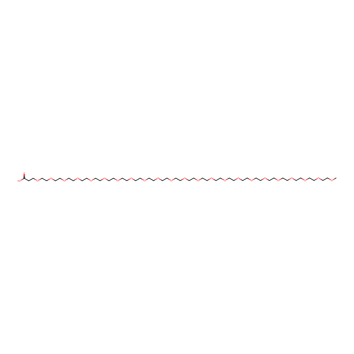 mPEG22-CH2CH2COOH molecular structure, CAS 2417255-75-3