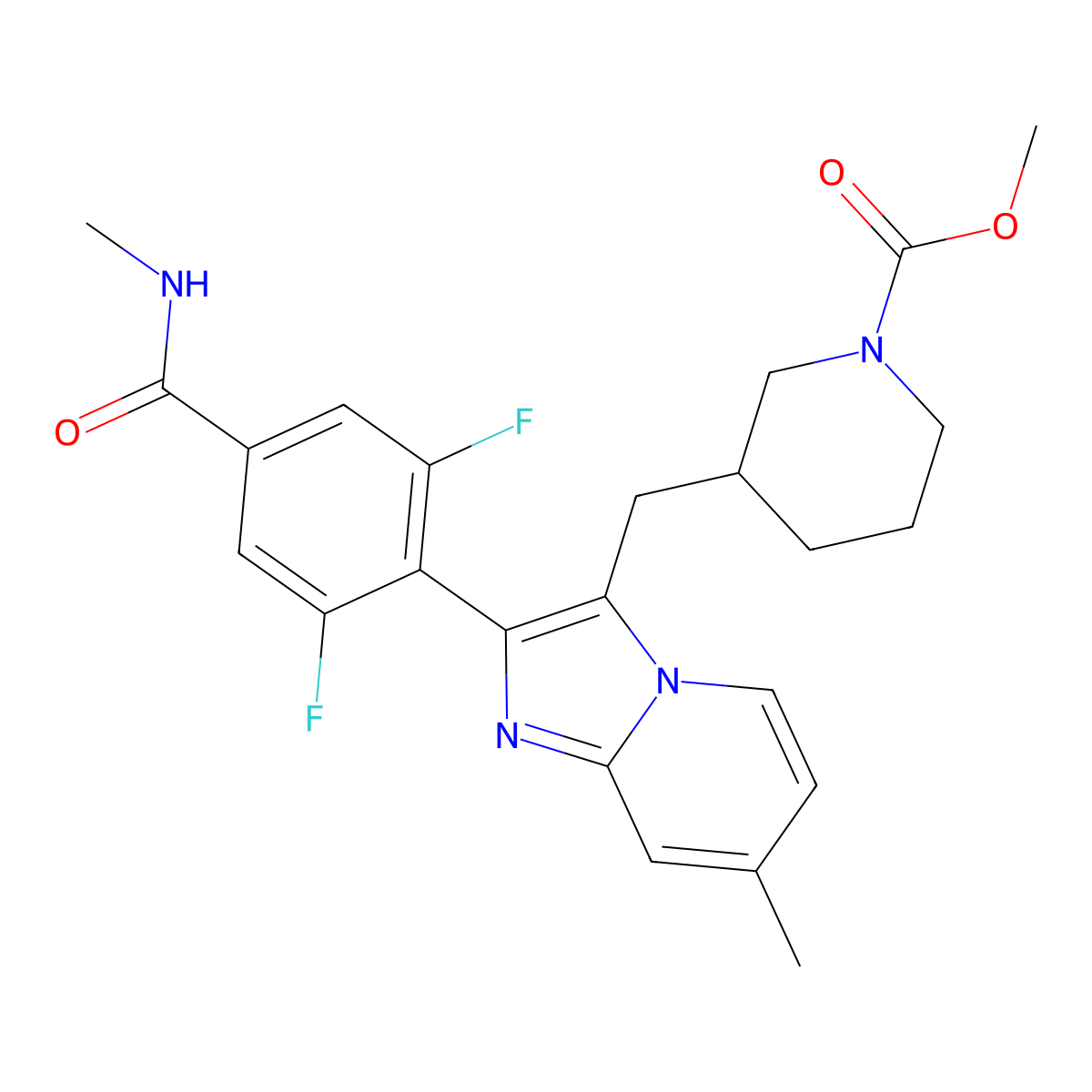 P2X3 antagonist 34 molecular structure, CAS 2417288-67-4
