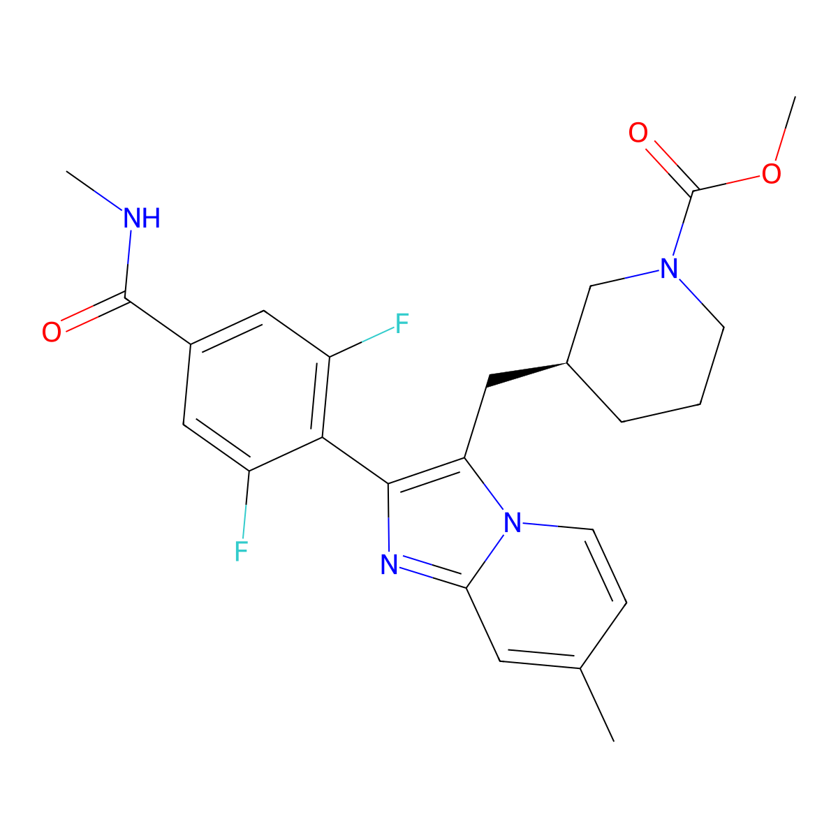 P2X3 antagonist 34 molecular structure, CAS 2417288-67-4