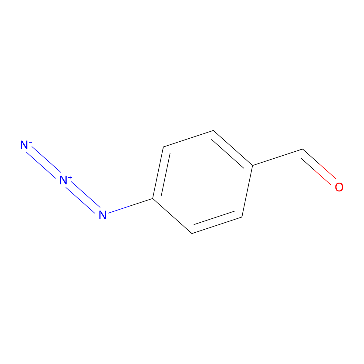 4-Azidobenzaldehyde molecular structure, CAS 24173-36-2