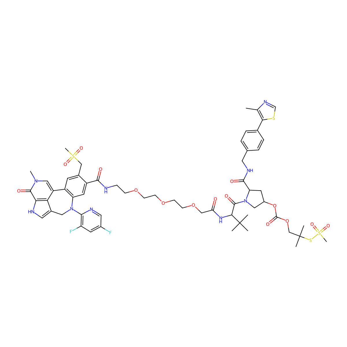 PROTAC BRD4 Degrader-9 molecular structure, CAS 2417370-42-2