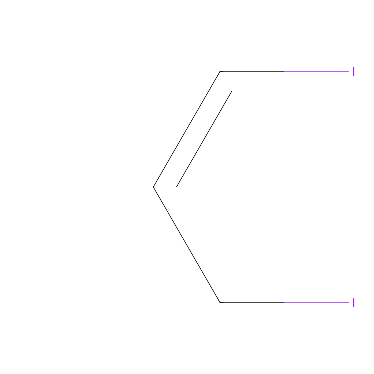 1,3-Diiodo-2-methylprop-1-ene molecular structure, CAS 2417670-14-3