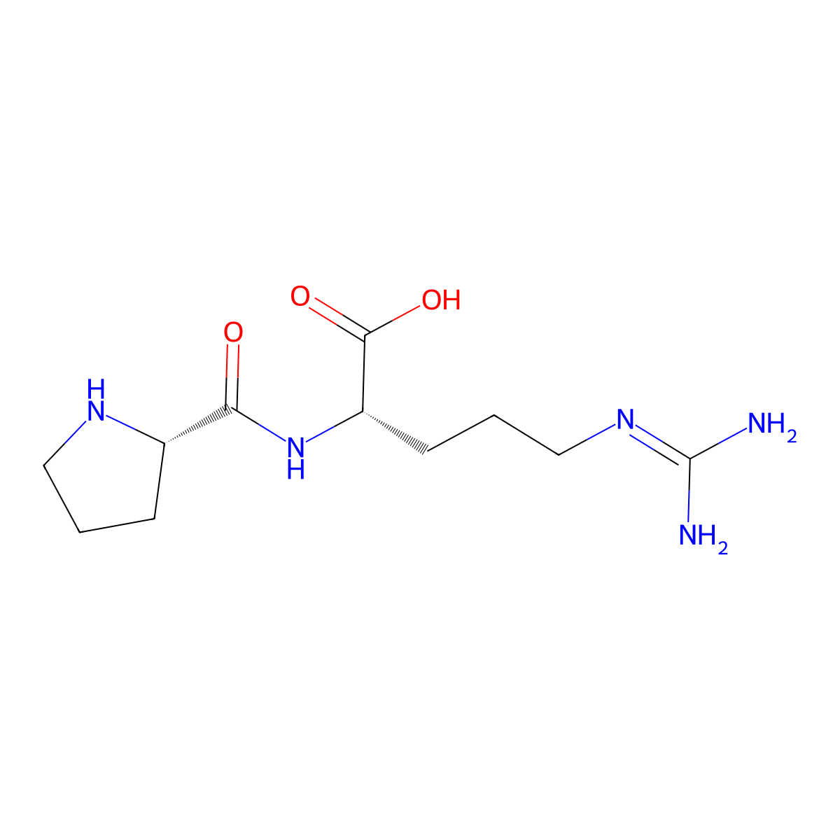 Pro-Arg molecular structure, CAS 2418-74-8