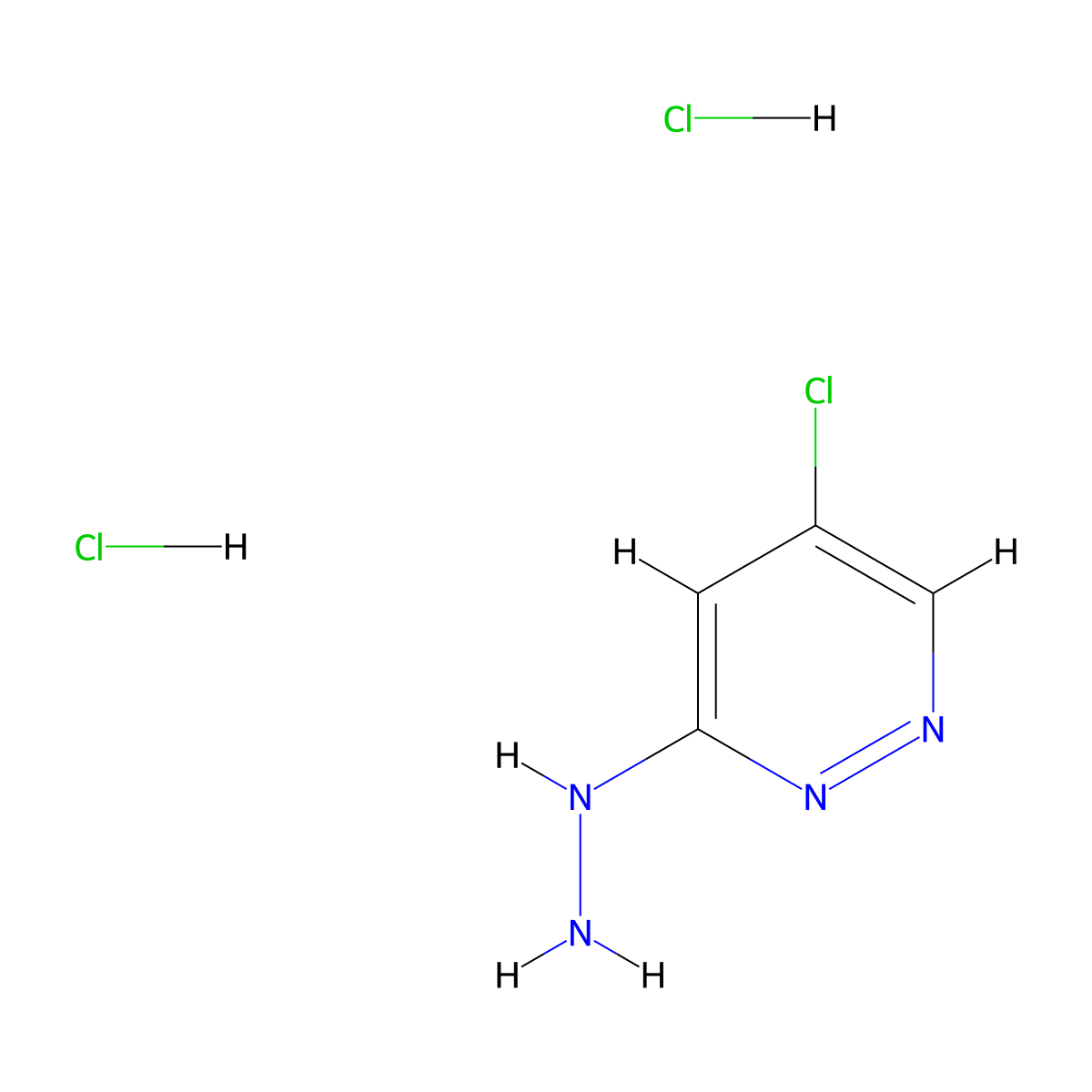 5-Chloro-3-hydrazinylpyridazine dihydrochloride molecular structure, CAS 2418012-63-0