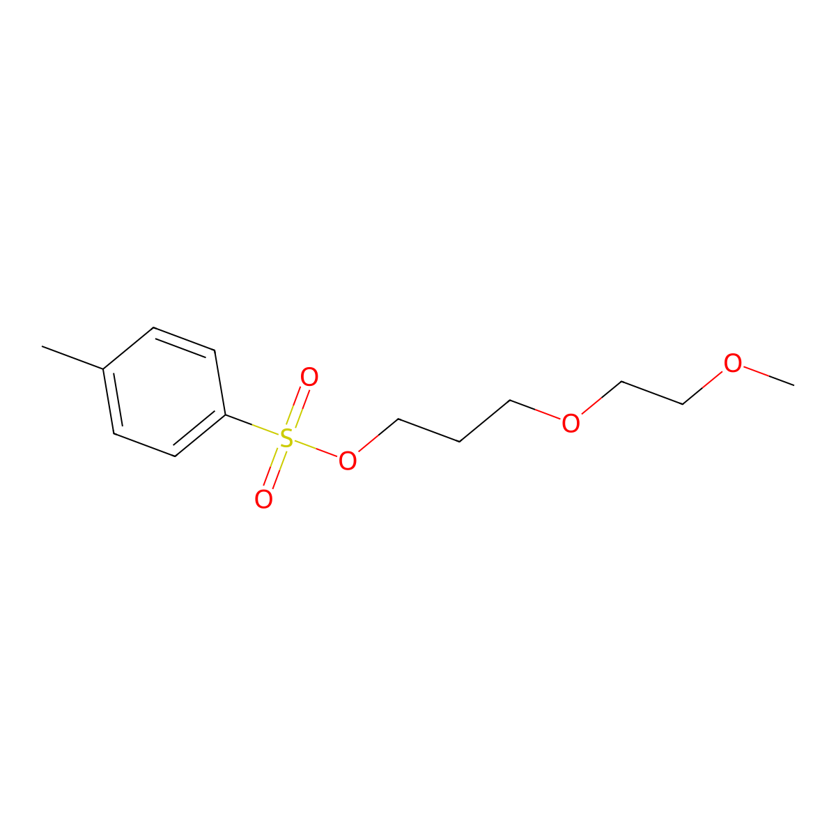3-(2-Methoxyethoxy)propyl 4-methylbenzene-1-sulfonate molecular structure, CAS 241817-96-9
