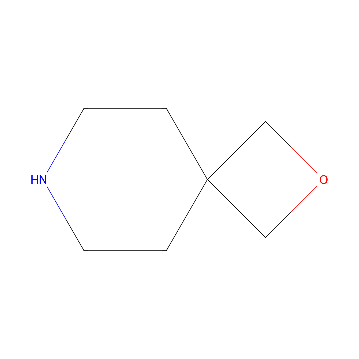2-Oxa-7-azaspiro[3.5]nonane molecular structure, CAS 241820-91-7
