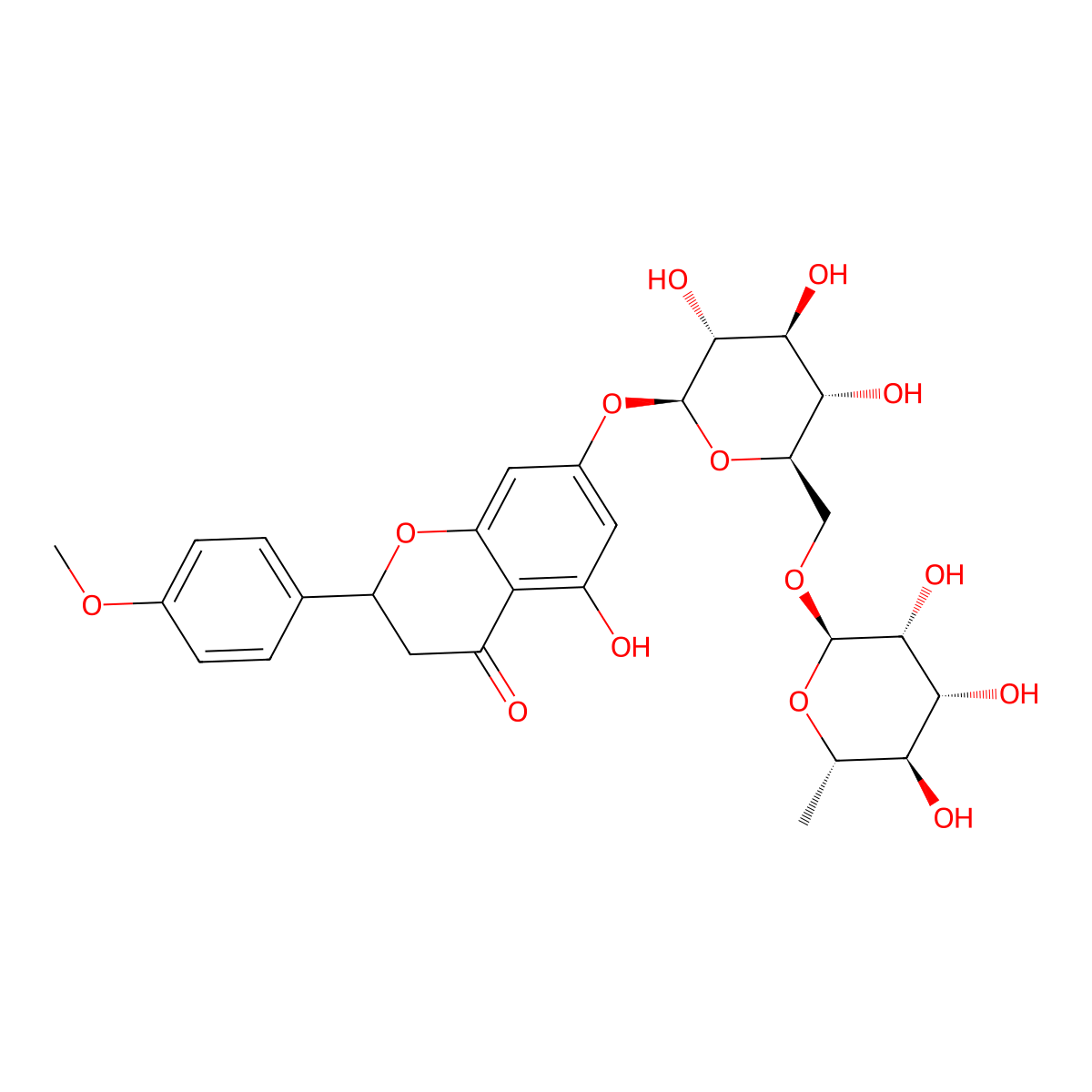 Neoponcirin (Mixture of diastereomers) molecular structure, CAS 2418540-64-2
