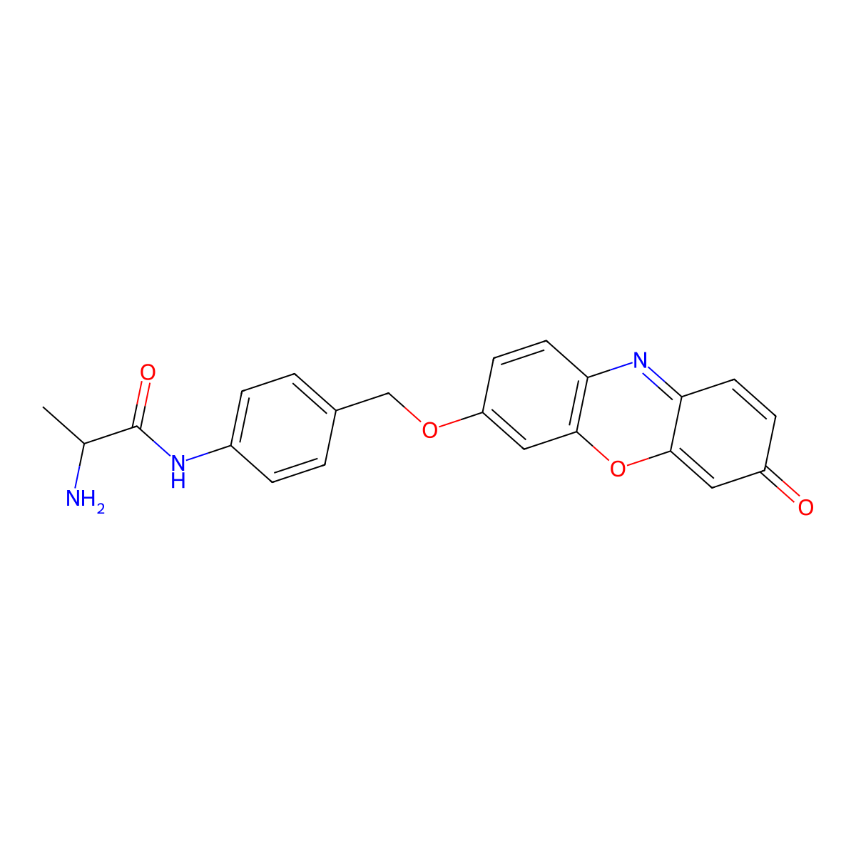 L-Ala-PAB-Resorufin molecular structure, CAS 2418575-57-0