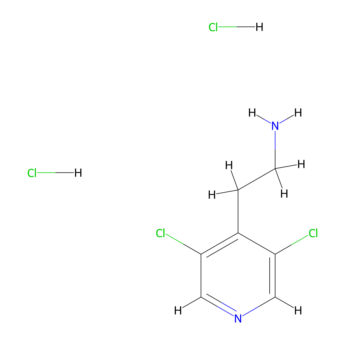 2-(3,5-Dichloropyridin-4-yl)ethan-1-amine dihydrochloride molecular structure, CAS 2418650-20-9