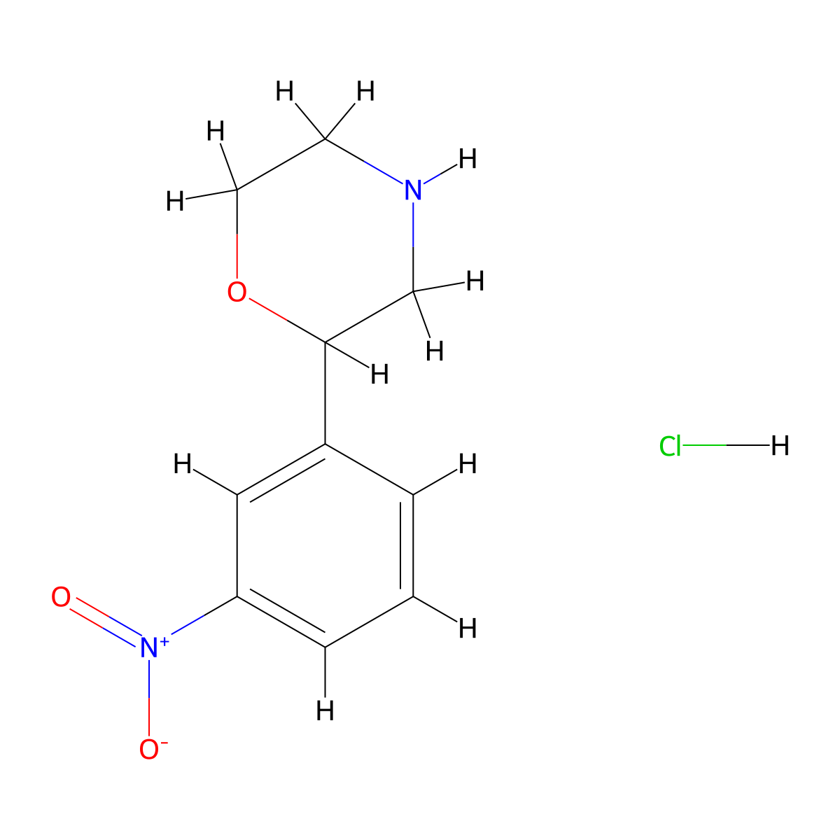 2-(3-Nitrophenyl)morpholine;hydrochloride molecular structure, CAS 2418662-75-4