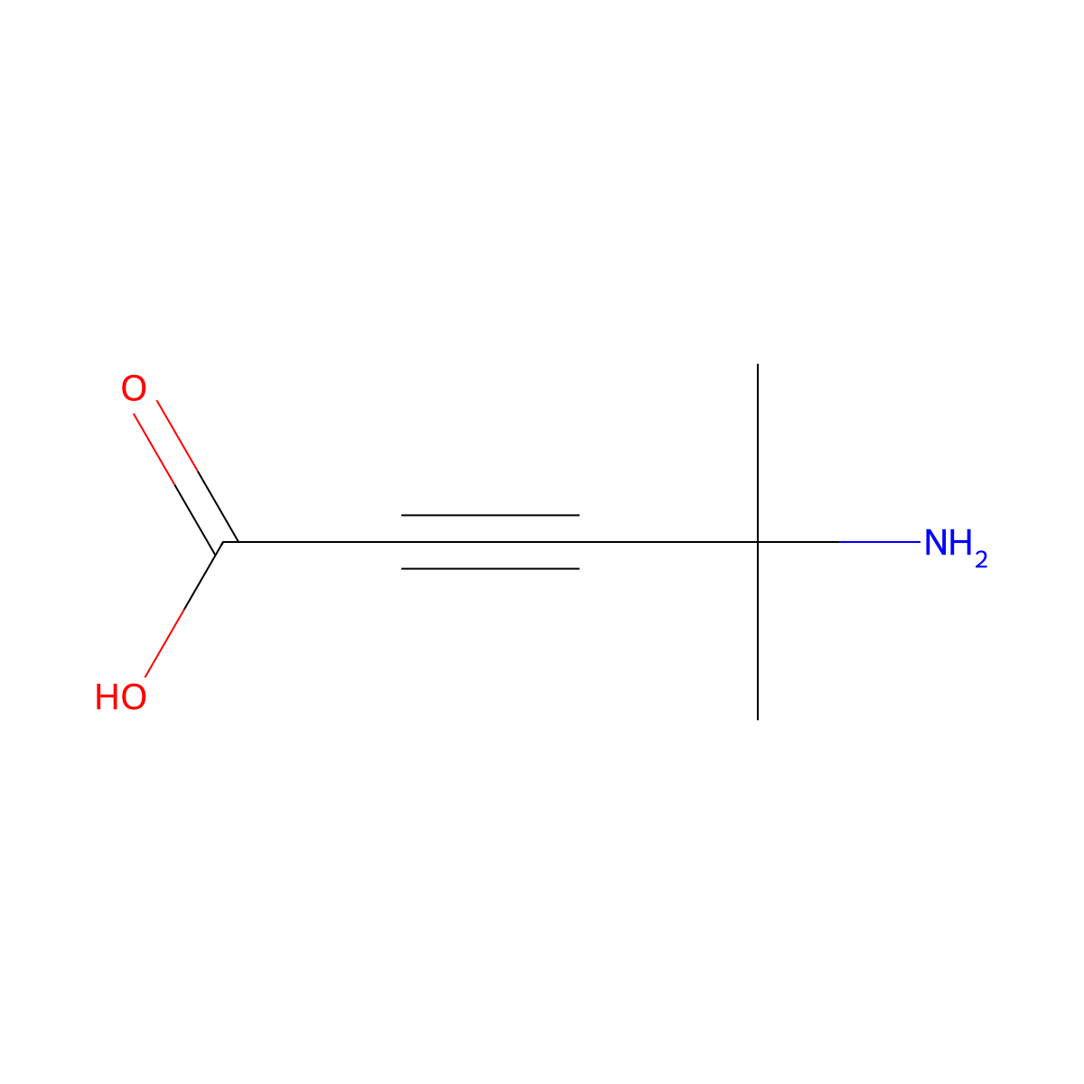 4-Amino-4-methylpent-2-ynoic acid molecular structure, CAS 2418668-73-0