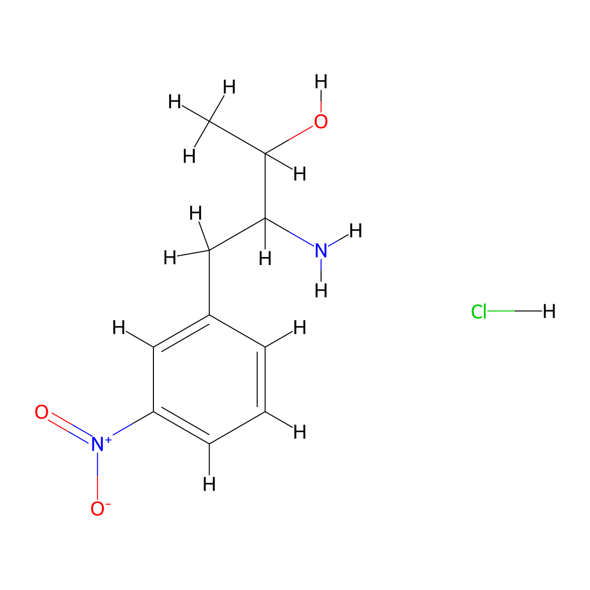 3-Amino-4-(3-nitrophenyl)butan-2-ol hydrochloride molecular structure, CAS 2418670-67-2