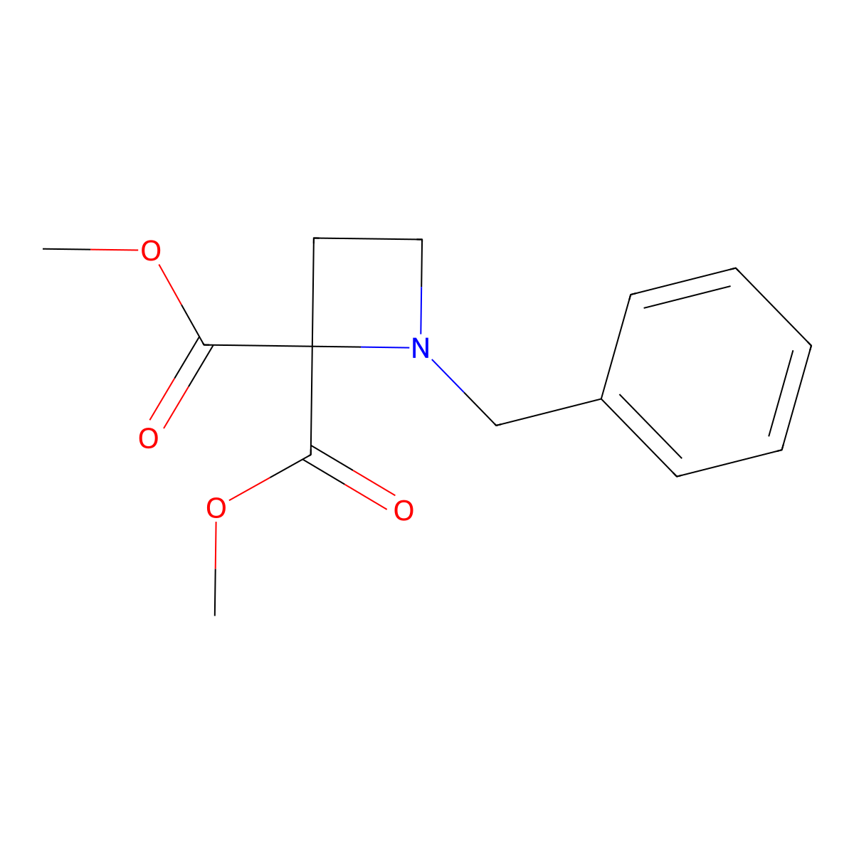 2,2-Dimethyl1-benzylazetidine-2,2-dicarboxylate molecular structure, CAS 2418674-63-0