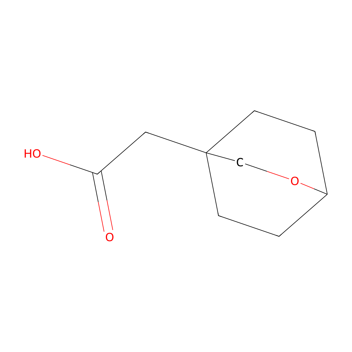 2-{2-Oxabicyclo[2.2.2]octan-4-yl}acetic acid molecular structure, CAS 2418692-65-4
