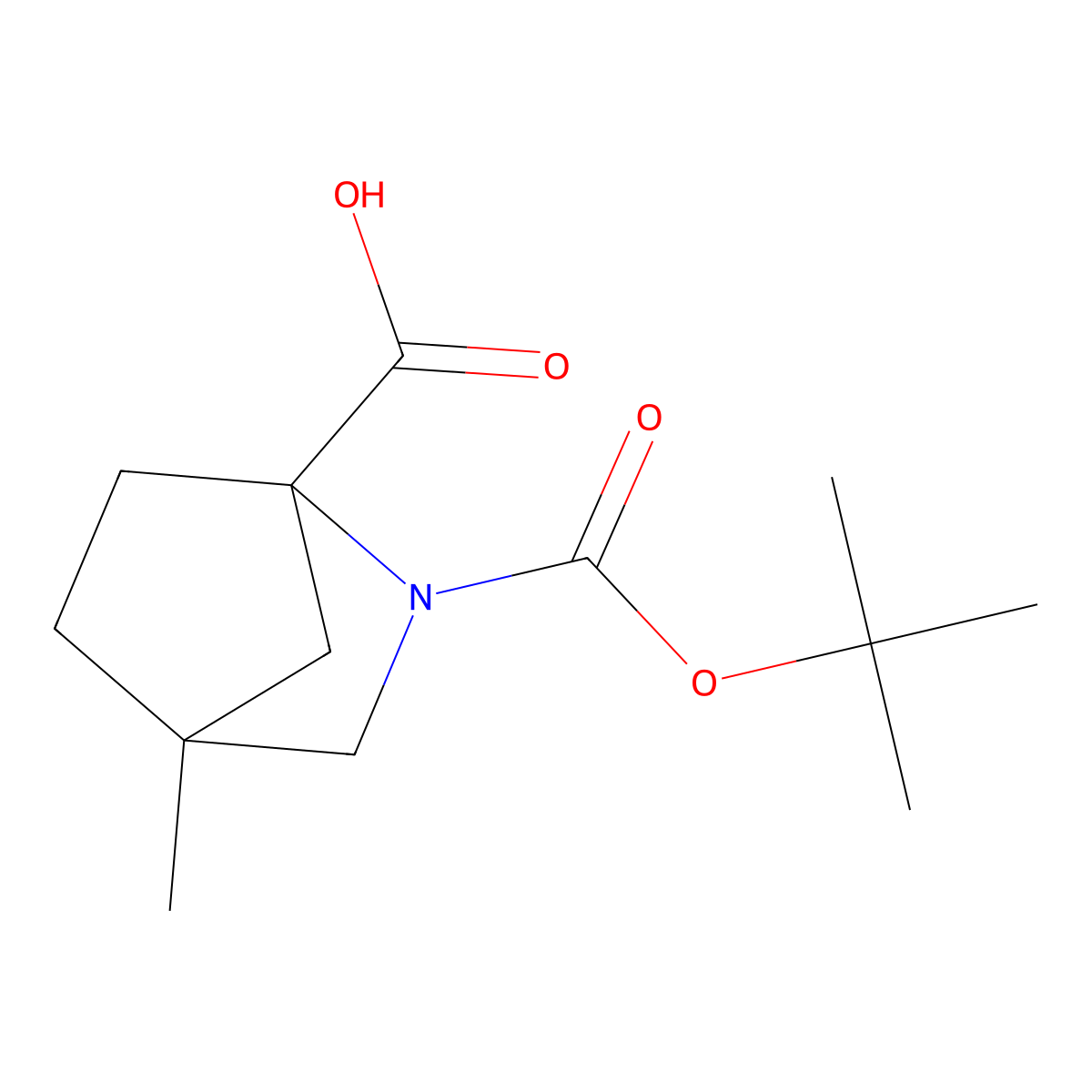 2-[(Tert-butoxy)carbonyl]-4-methyl-2-azabicyclo[2.2.1]heptane-1-carboxylicacid molecular structure, CAS 2418705-96-9