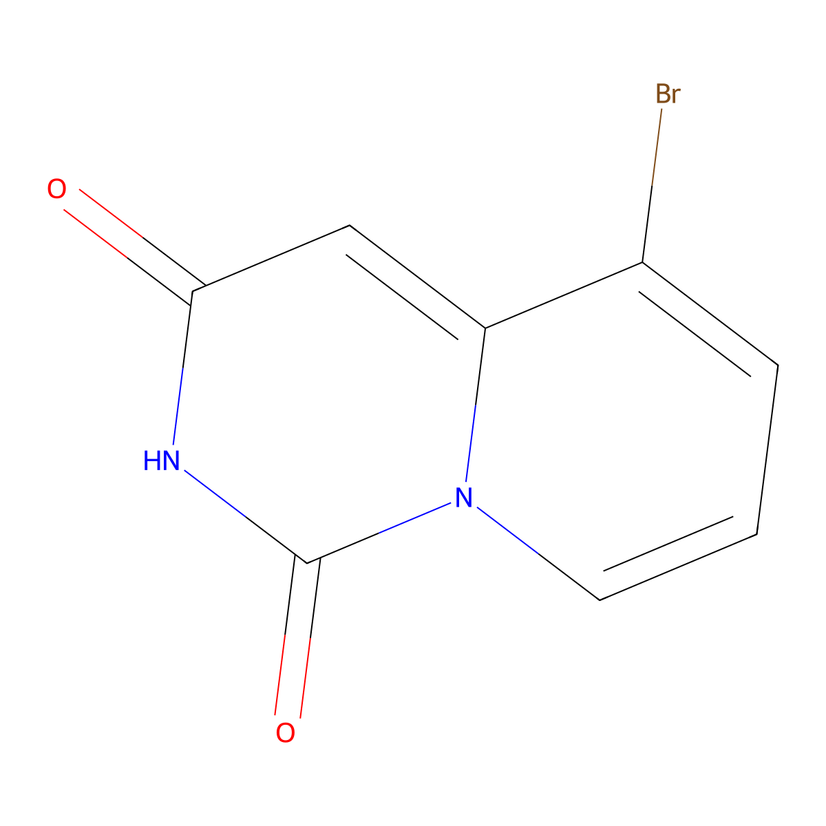 5-bromo-1H,2H,3H-pyrido[1,2-c]pyrimidine-1,3-dione molecular structure, CAS 2418708-10-6