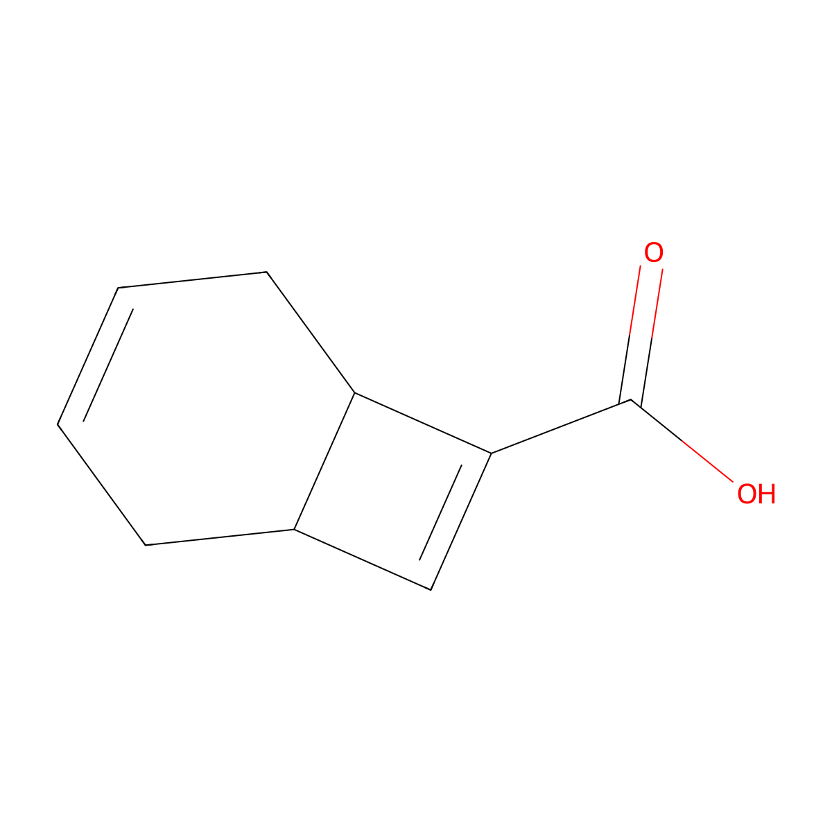Bicyclo[4.2.0]octa-3,7-diene-7-carboxylic acid molecular structure, CAS 2418711-37-0