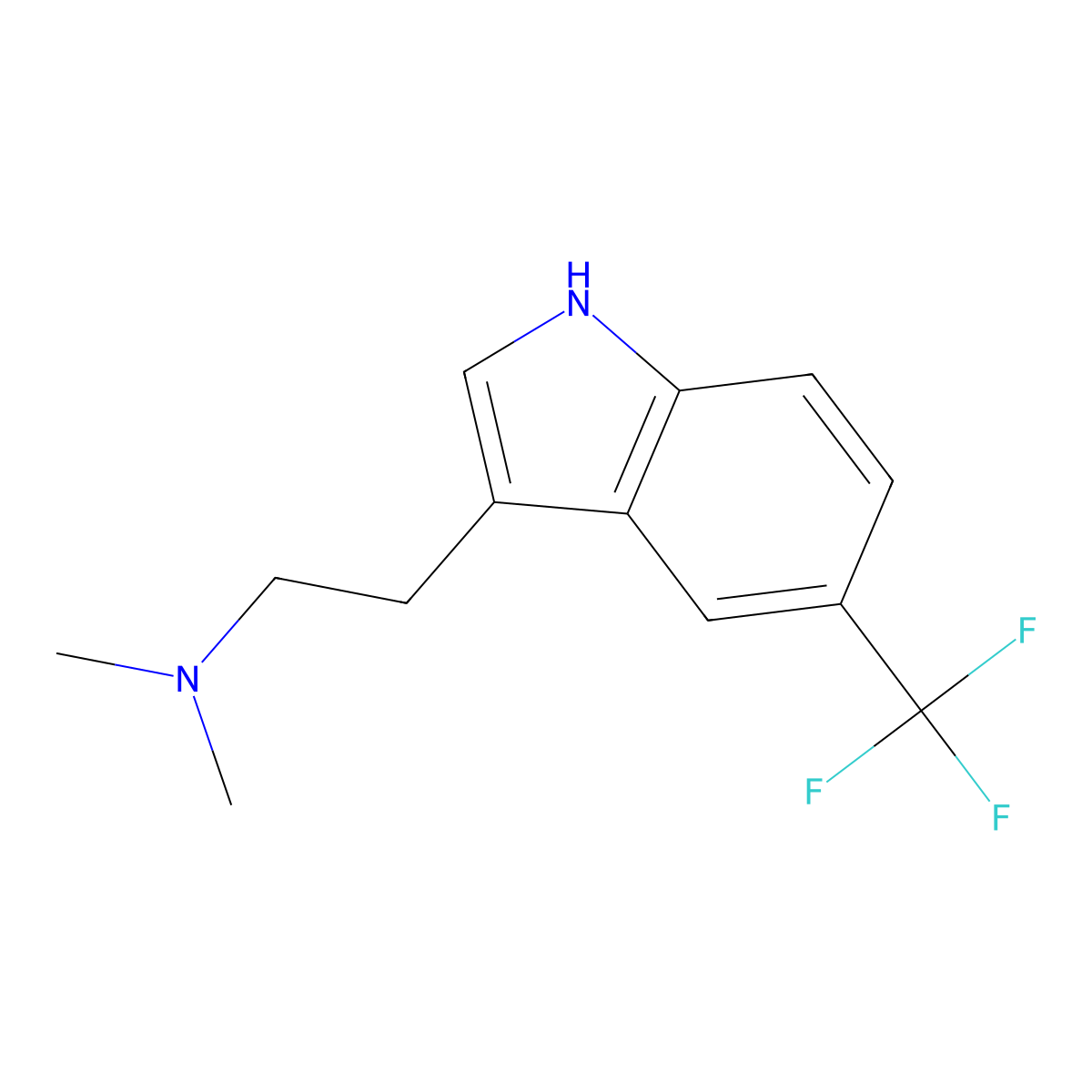 5-Tfm-dmt molecular structure, CAS 2418713-31-0
