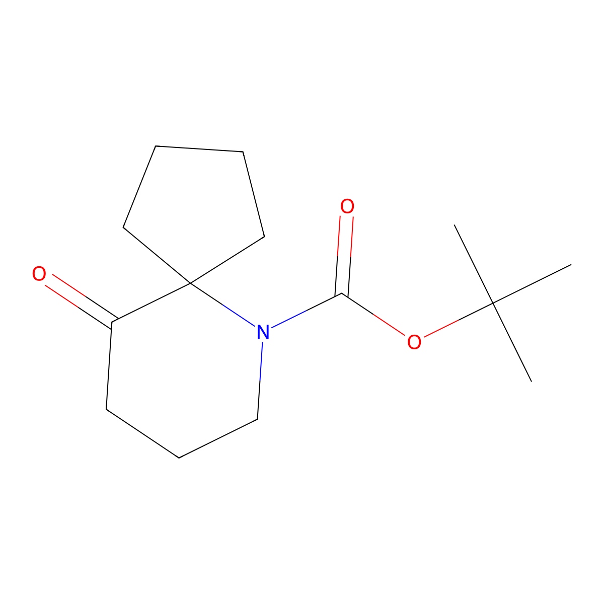Tert-butyl 10-oxo-6-azaspiro[4.5]decane-6-carboxylate molecular structure, CAS 2418726-02-8