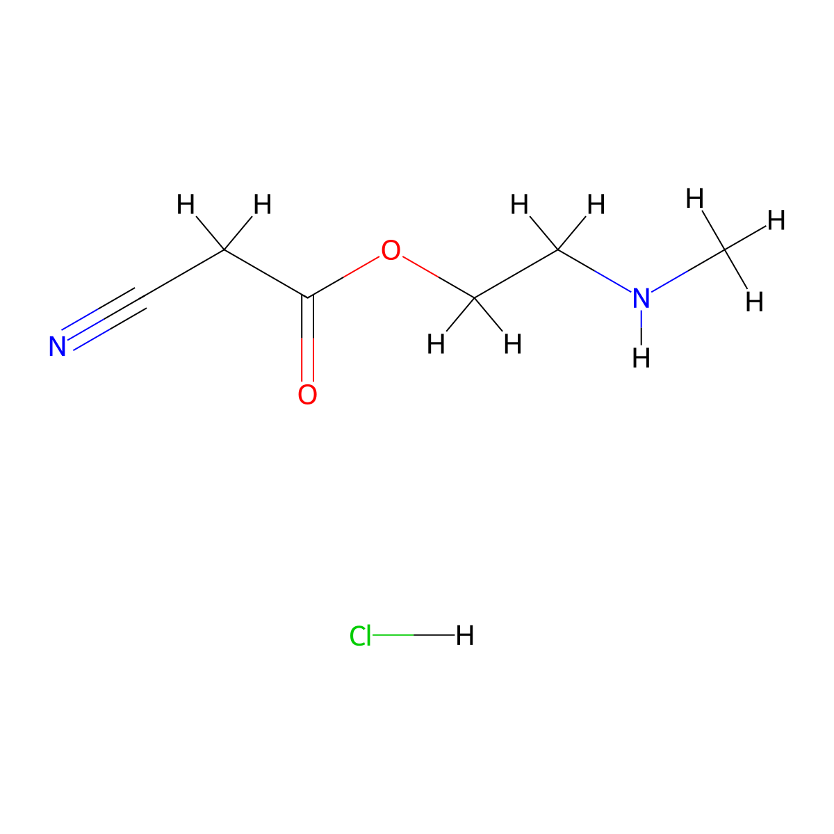 2-(Methylamino)ethyl2-cyanoacetatehydrochloride molecular structure, CAS 2418733-74-9