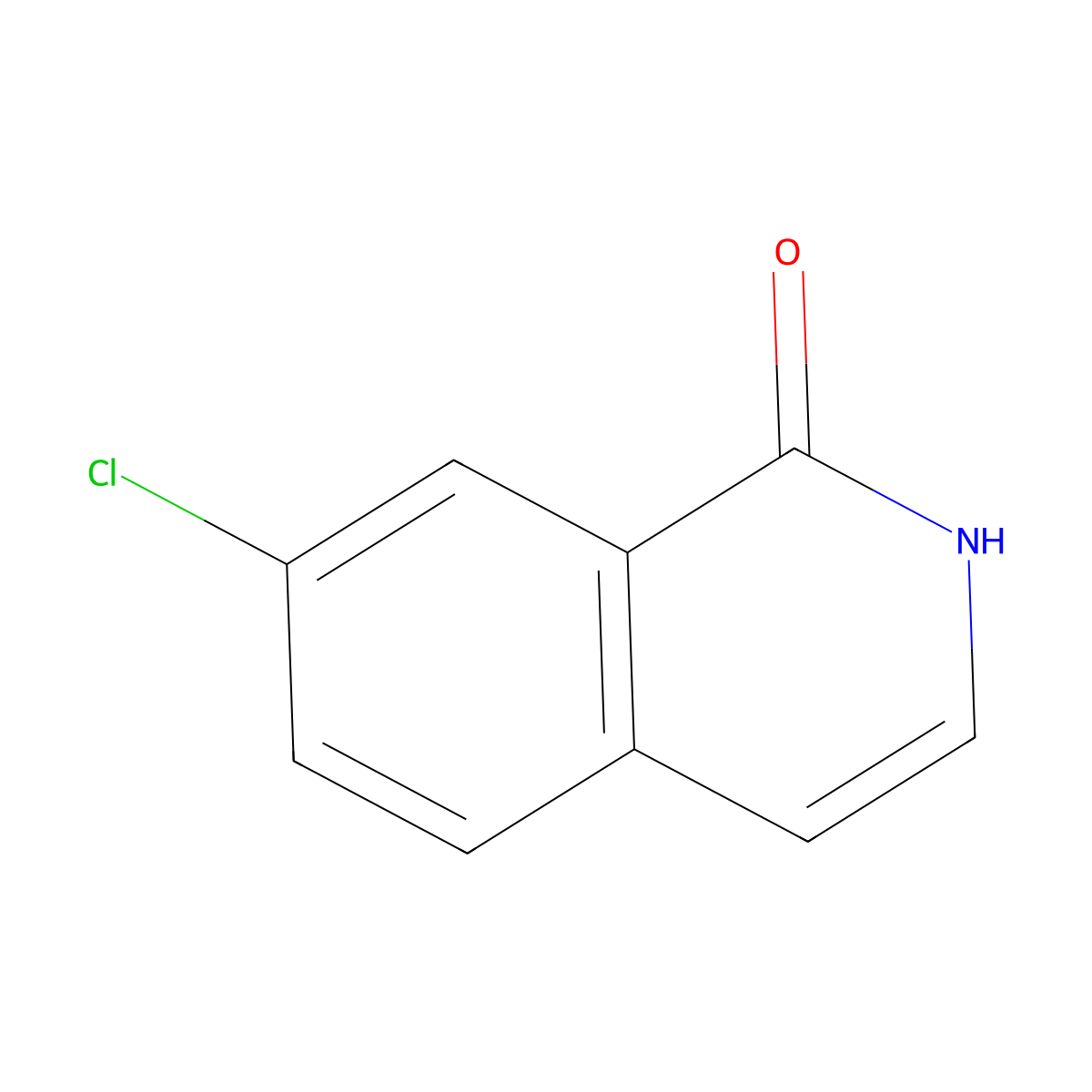 7-chloro-2H-isoquinolin-1-one molecular structure, CAS 24188-74-7