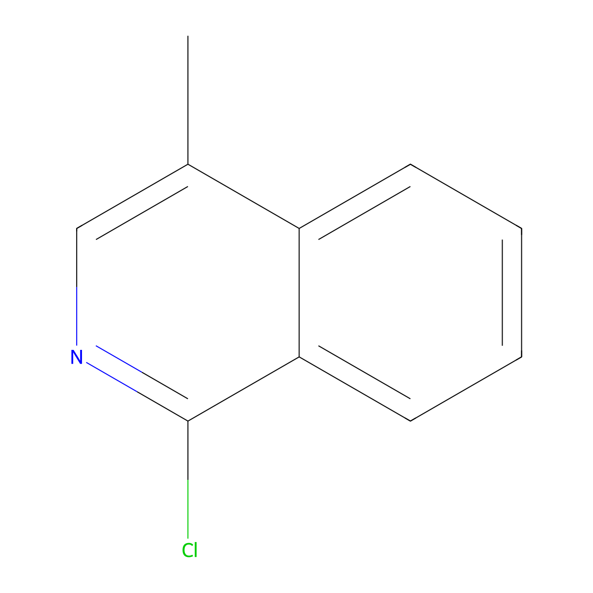 1-Chloro-4-methylisoquinoline molecular structure, CAS 24188-78-1