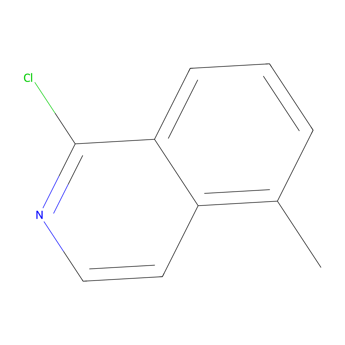 1-Chloro-5-methylisoquinoline molecular structure, CAS 24188-79-2
