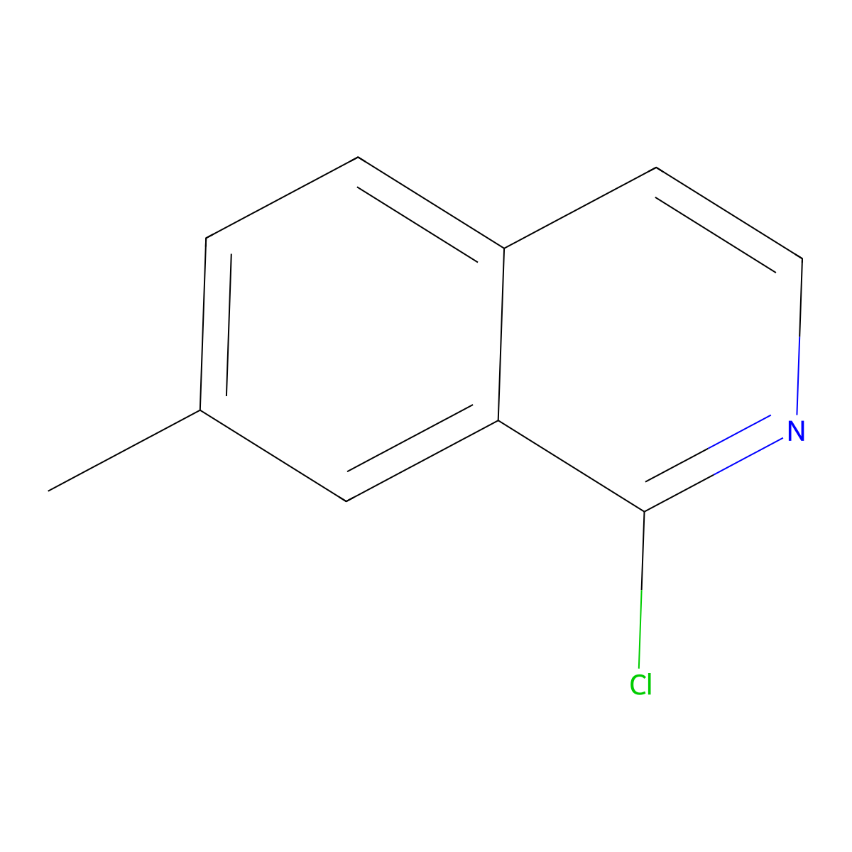 1-Chloro-7-methylisoquinoline molecular structure, CAS 24188-80-5