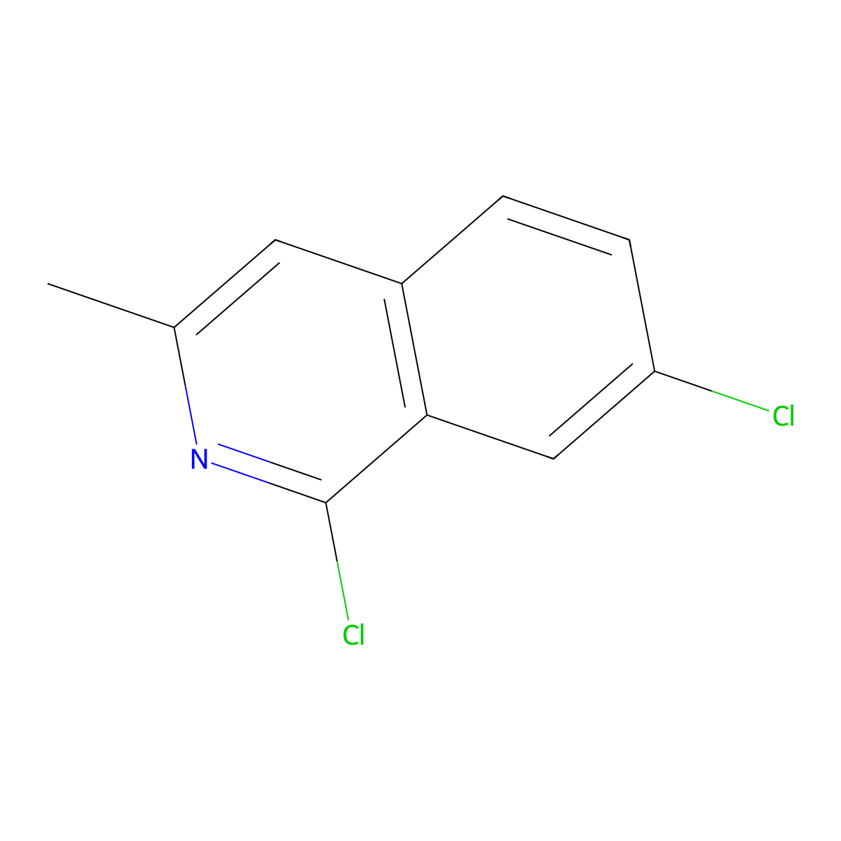 1,7-Dichloro-3-methylisoquinoline molecular structure, CAS 24188-81-6