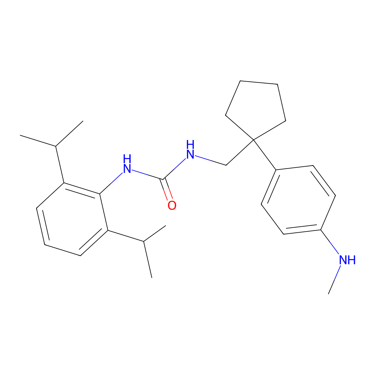 Desmethyl nevanimibe molecular structure, CAS 2419904-59-7