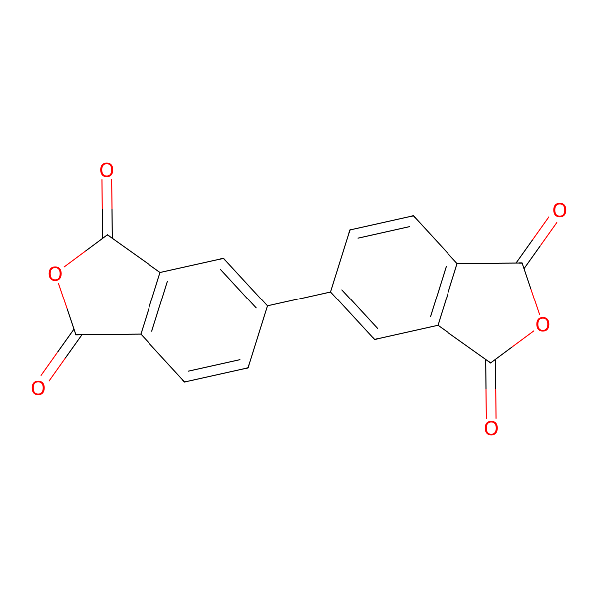 5,5'-Bi-2-benzofuran-1,1',3,3'-tetrone molecular structure, CAS 2420-87-3