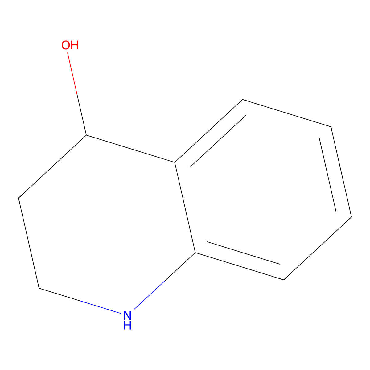 1,2,3,4-Tetrahydroquinolin-4-ol molecular structure, CAS 24206-39-1