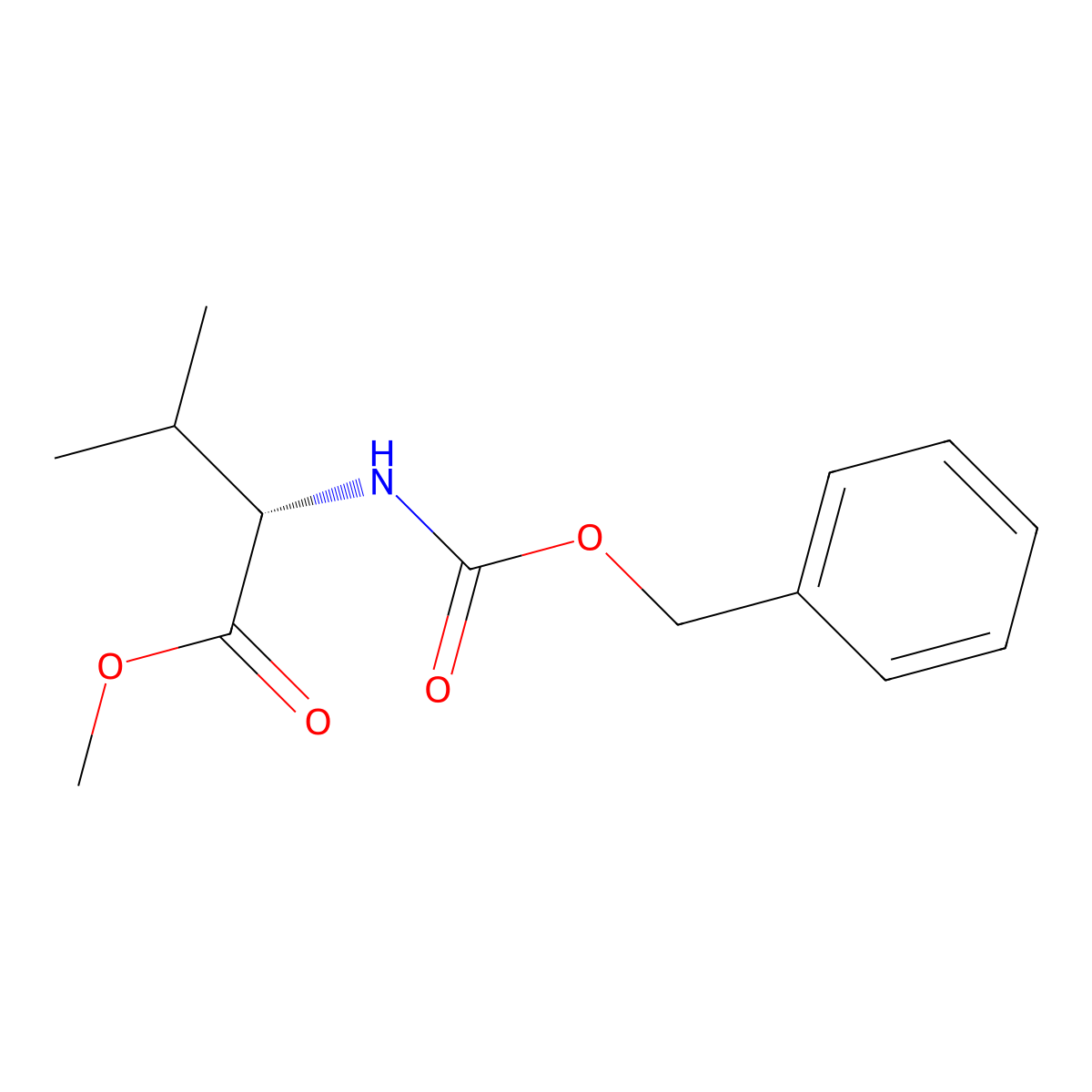 Z-Val-OMe molecular structure, CAS 24210-19-3